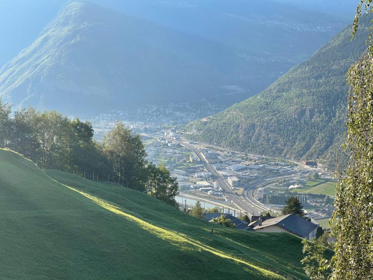 Visp Erblick H O T E L Ausserberg & Late Check-In Bagian luar foto