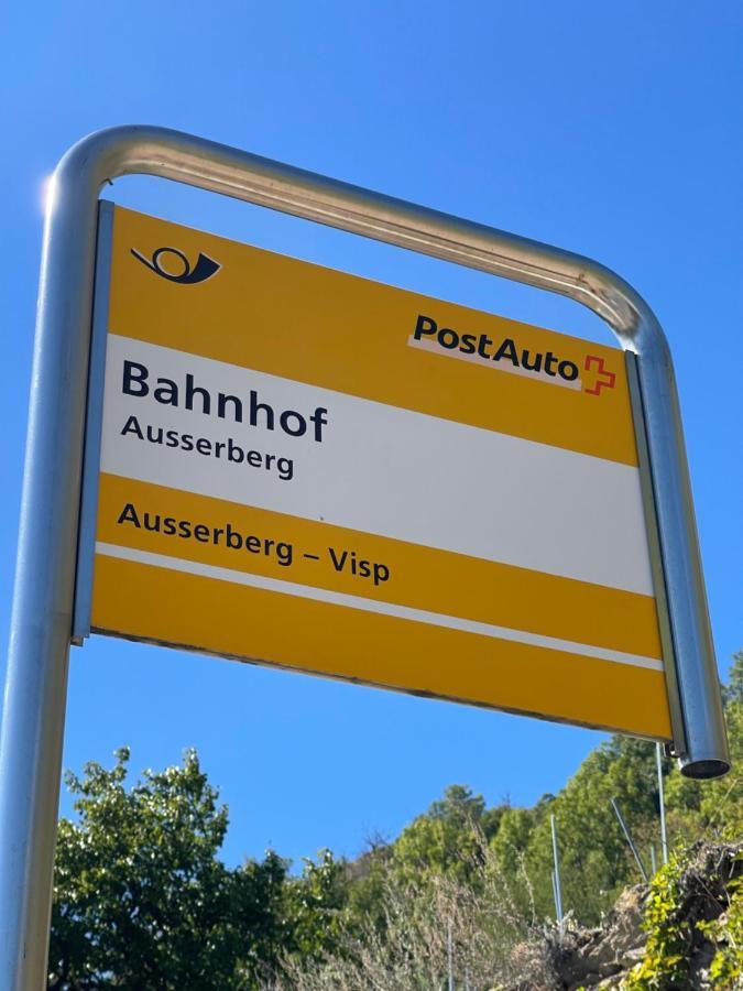 Visperblick 24-7 Parkplatz Und Fruehstueck Inkl Villa Ausserberg Bagian luar foto