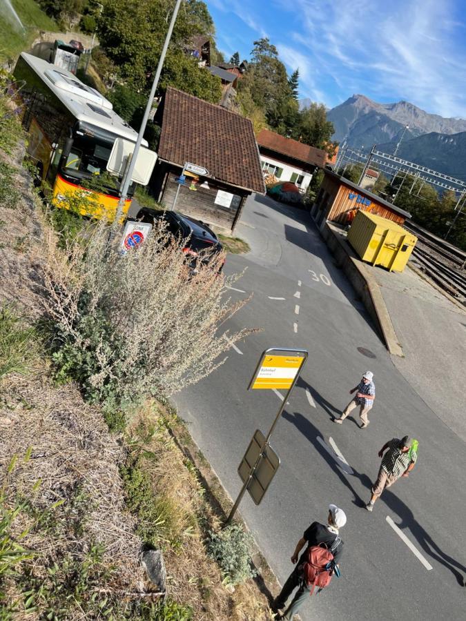 Visp Erblick H O T E L Ausserberg & Late Check-In Bagian luar foto